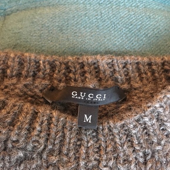 Authentic GUCCI alpaca wool chunky cable kit dress - Picture 3 of 8